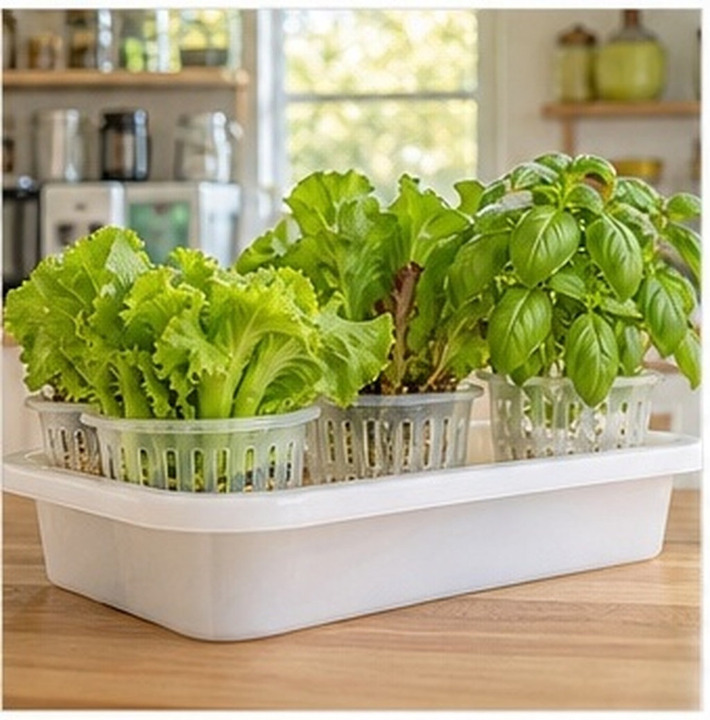 Plant Pot - 4 قطع من أوعية الزراعة المائية،