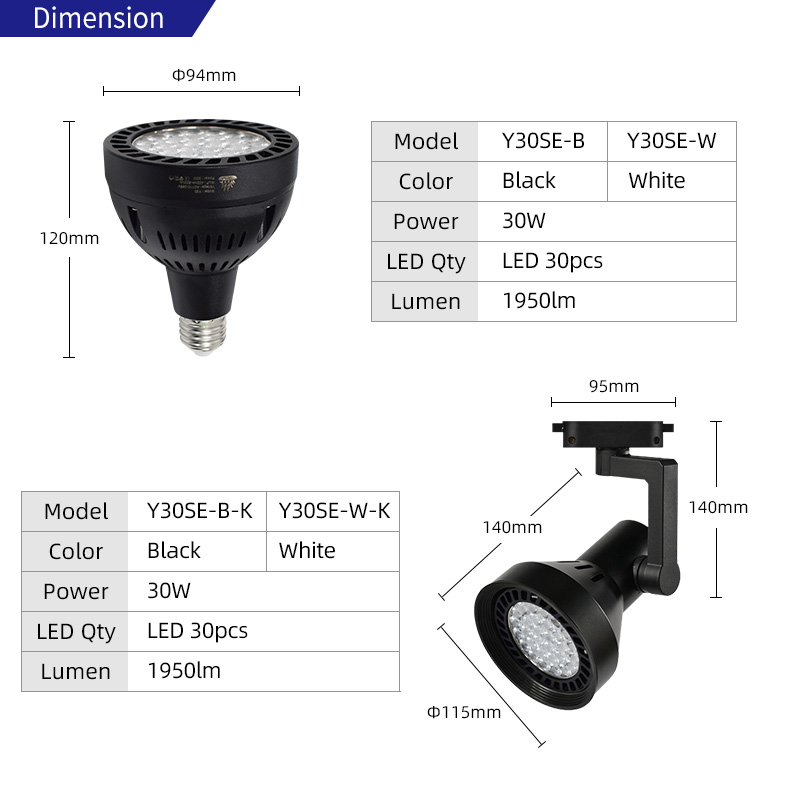 Grow Light Led - Y30SE لمبة إضاءة LED لحوض السمك