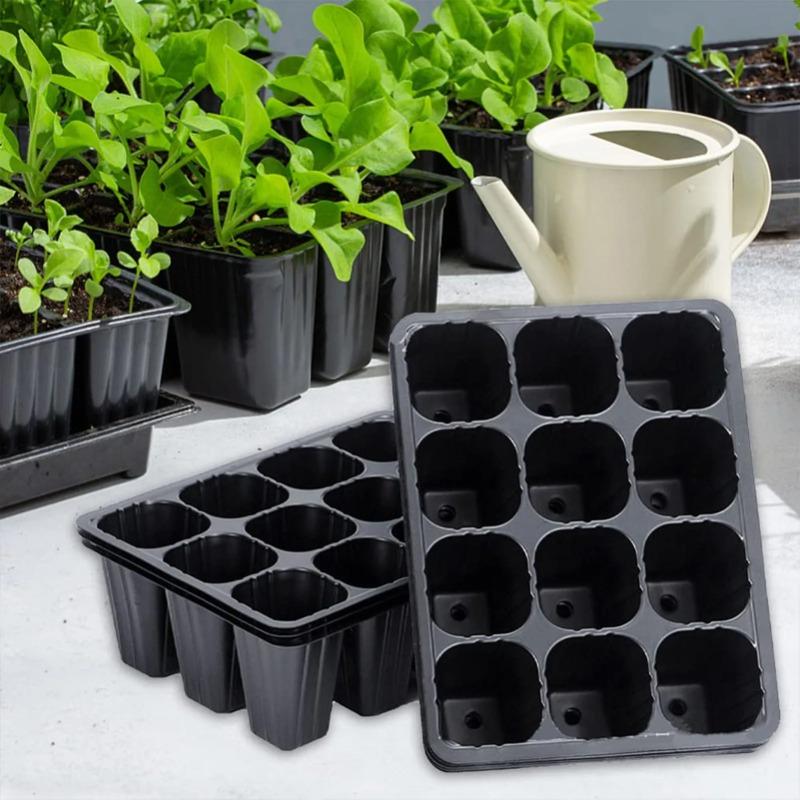 Seed Starter Tray - 12 ثقوب أواني شتلات الخضروات صينية