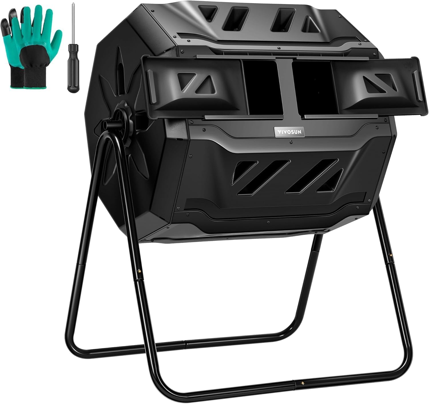 Compost Bin - صندوق سماد دوار مزدوج من VIVOSUN