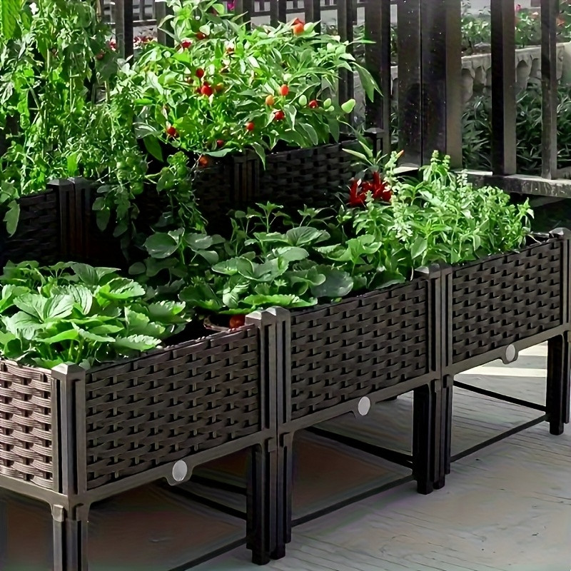 Raised Garden Bed - حوض زراعة مرتفع للحديقة، صندوق زراعة