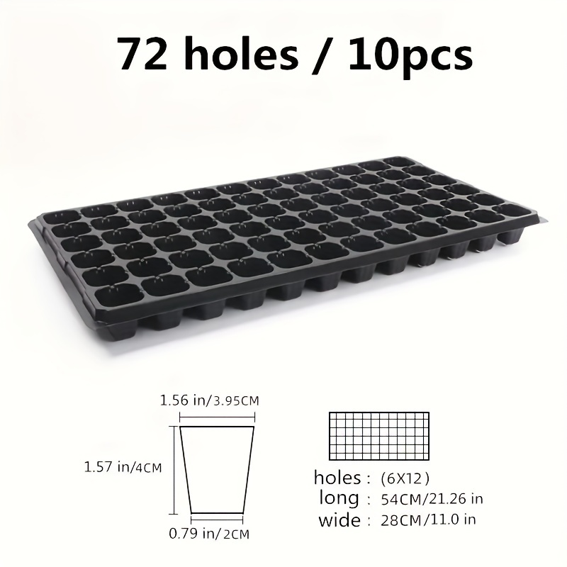 10، صينية الحضانة، إنبات الدفي - مراجعة Seed Starter Tray وسعره
