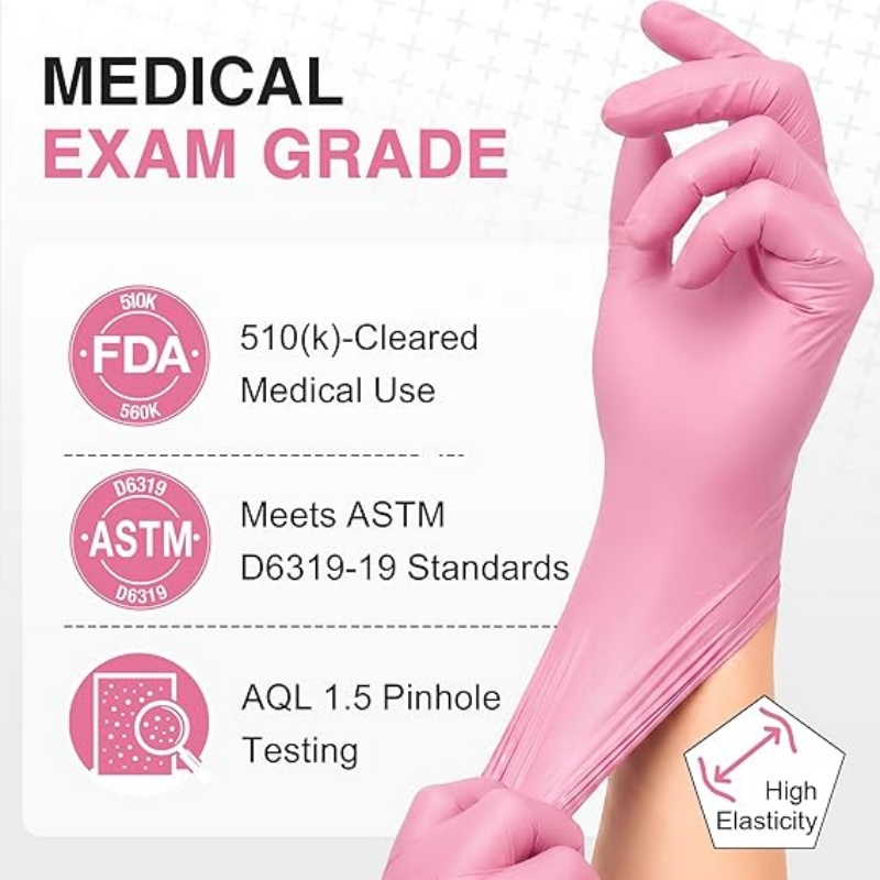قفازات النتريل الوردية للاستخد - مراجعة Garden Gloves وسعره