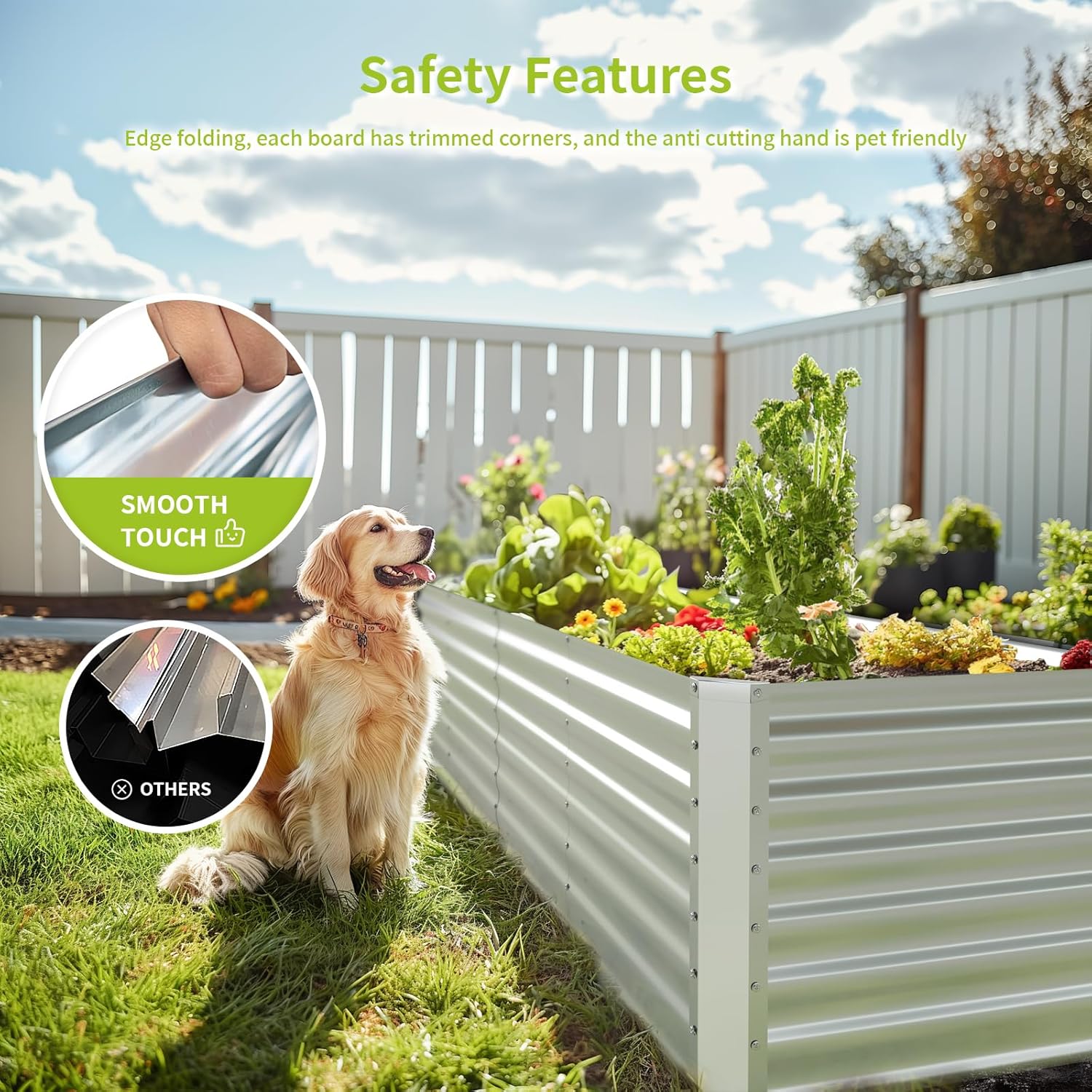 حوض زراعة معدني كبير مجلفن للا - مراجعة Raised Garden Bed وسعره