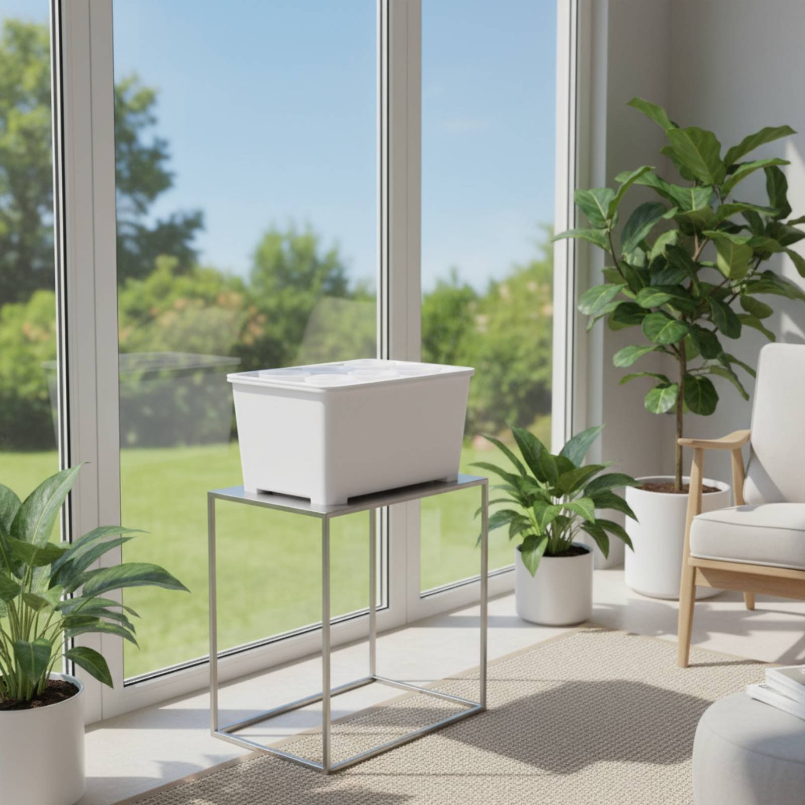 صندوق زراعة مائية صديق للضوء ا - مراجعة Hydroponic Kit وسعره