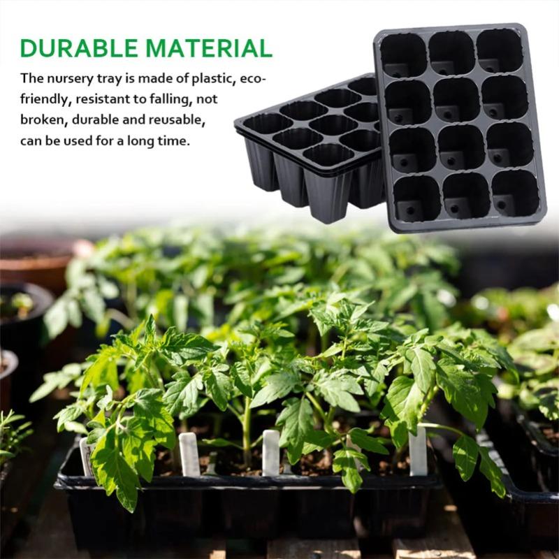 12 ثقوب أواني شتلات الخضروات ص - مراجعة Seed Starter Tray وسعره