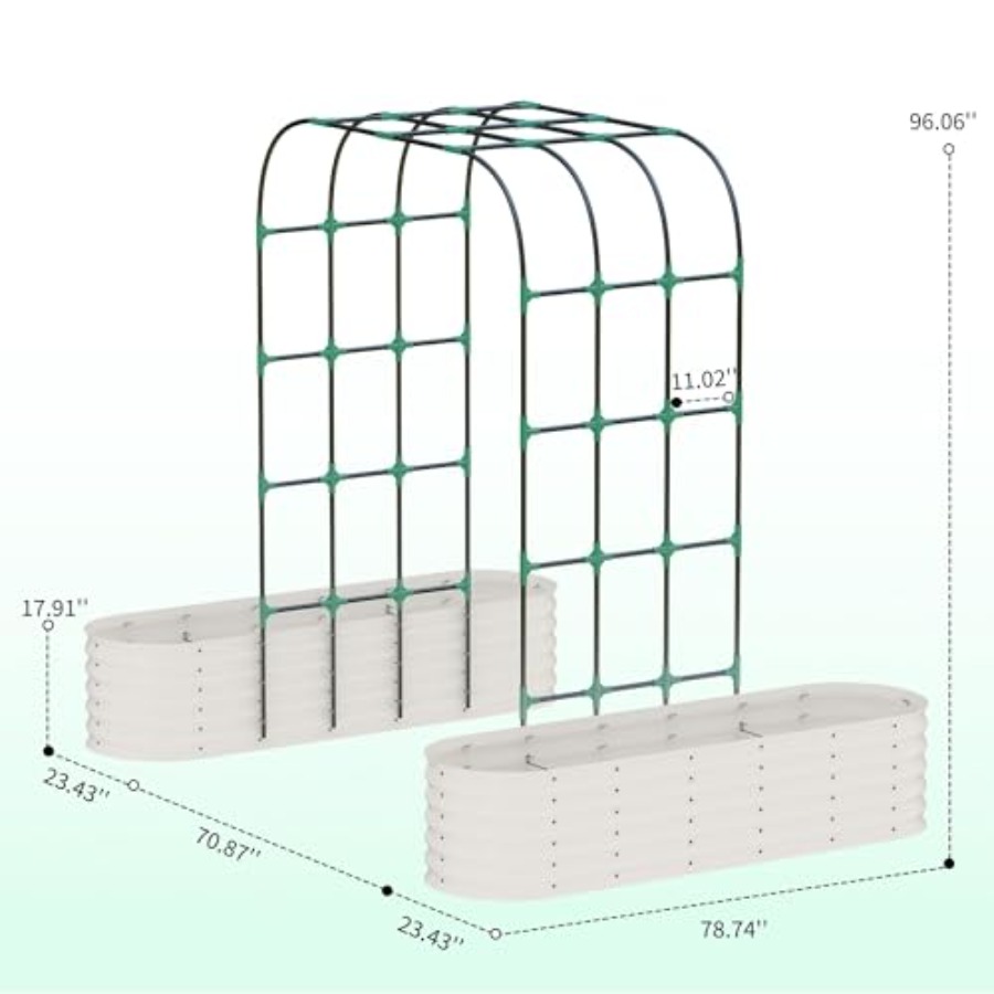 سرير زراعة مرتفع مصنوع من الفو - مراجعة Raised Garden Bed وسعره