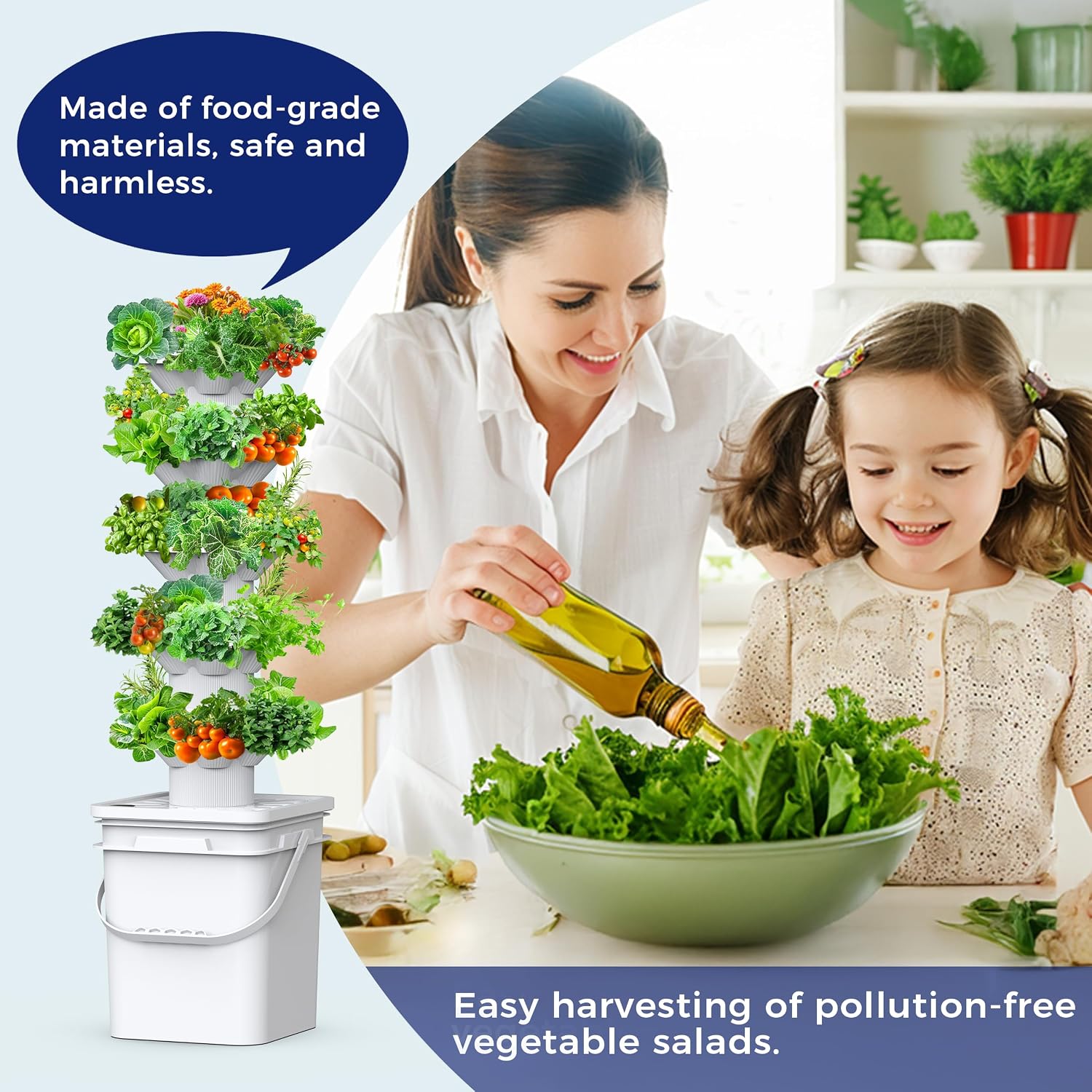 نظام زراعة مائية مكون من 5 طبق - مراجعة Hydroponic Kit وسعره