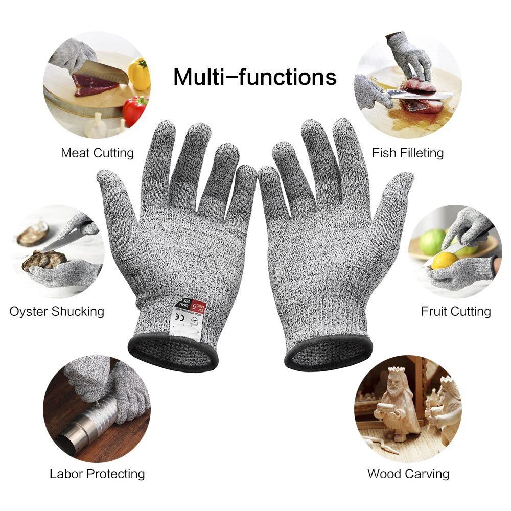 قفازات مقاومة للقطع من المستوى - مراجعة Garden Gloves وسعره