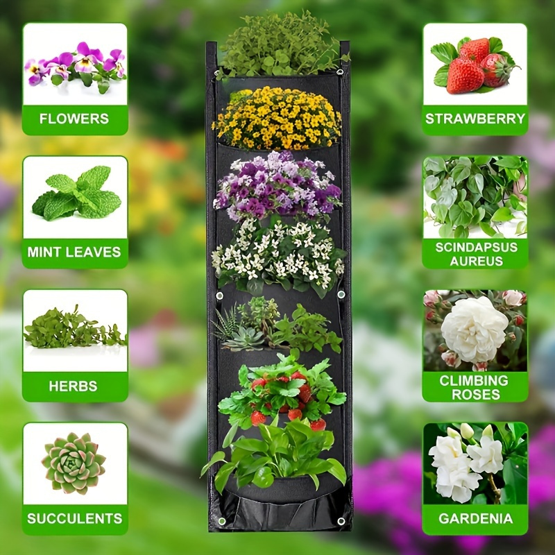 قطعتان من أكياس الزراعة المعلق - مراجعة Vertical Planter وسعره