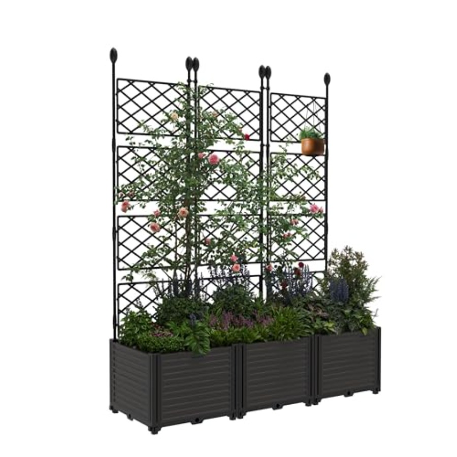 طقم 3 قطع من أحواض الزراعة الم - مراجعة Raised Garden Bed وسعره