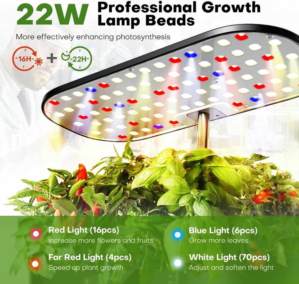 حديقة داخلية هيدروبونية بـ 12  - مراجعة Indoor Herb Garden وسعره