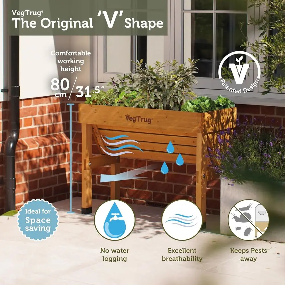 حوض زراعة طبيعي صغير يثبت على  - مراجعة Vertical Planter وسعره