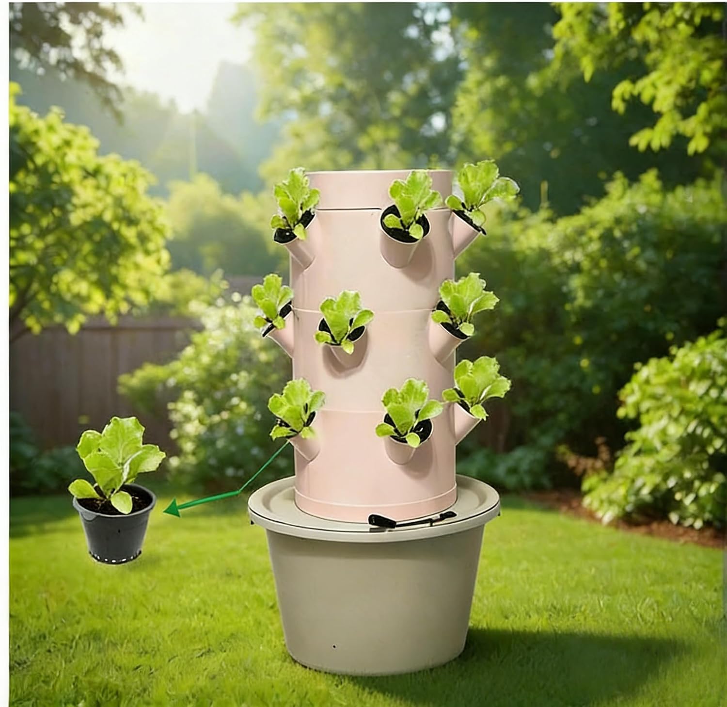نظام زراعة مائية عمودي بثلاث ط - مراجعة Indoor Herb Garden وسعره
