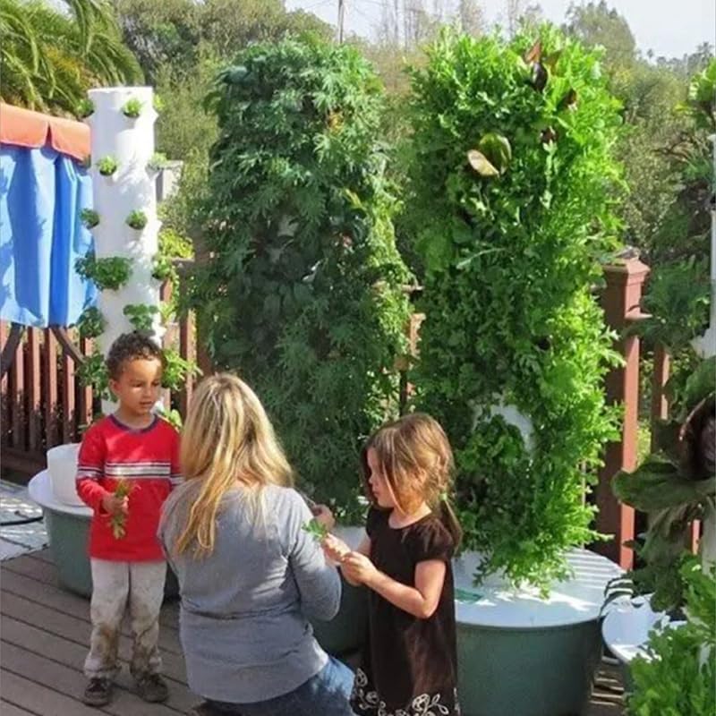 برج زراعة عمودي هيدروبوني للخض - مراجعة Vertical Planter وسعره
